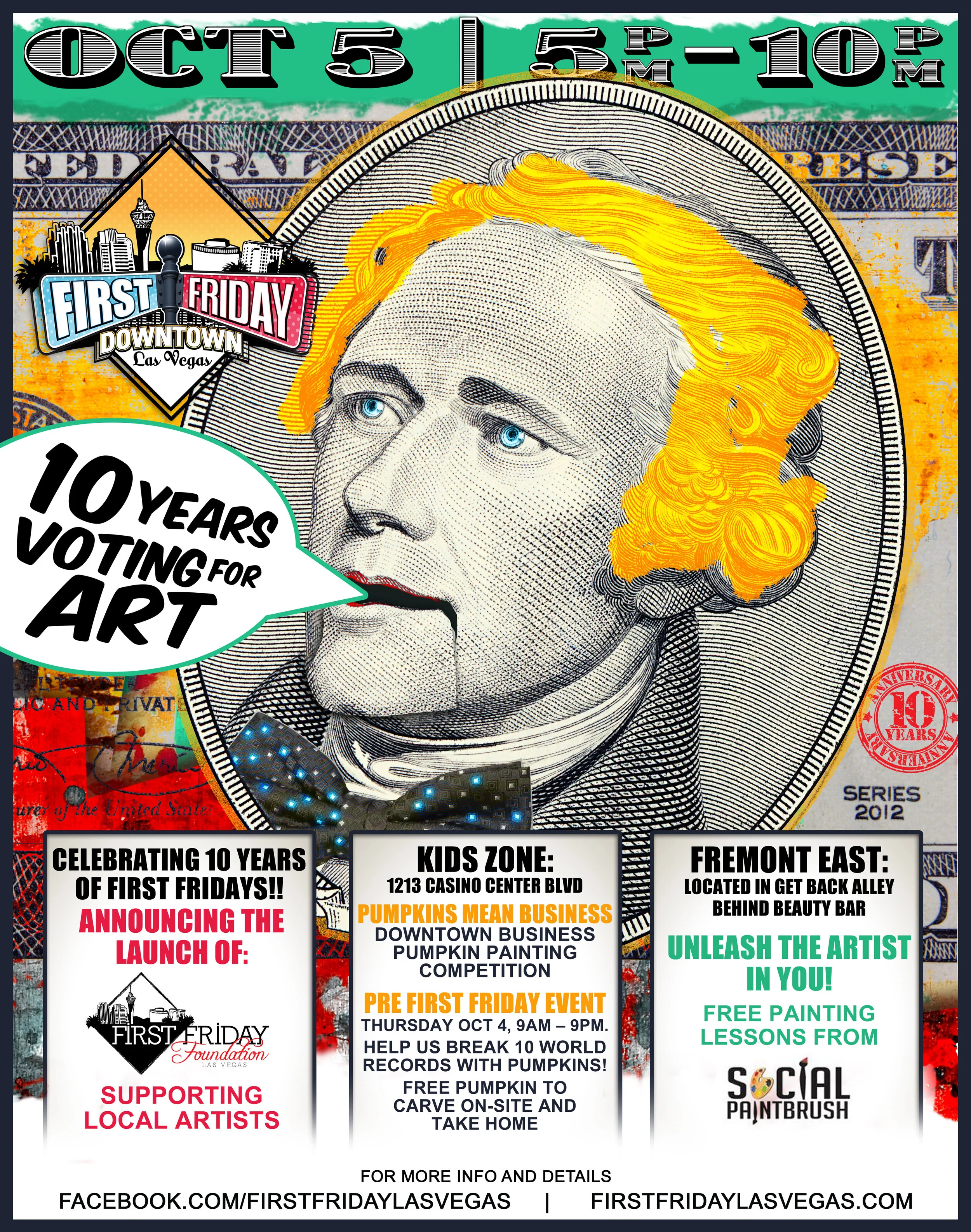 First Friday poster — October 2012